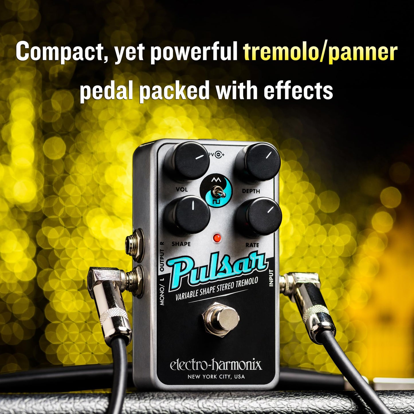 Pedal de Trémolo Estéreo Electro-Harmonix Nano Pulsar de Forma Variable