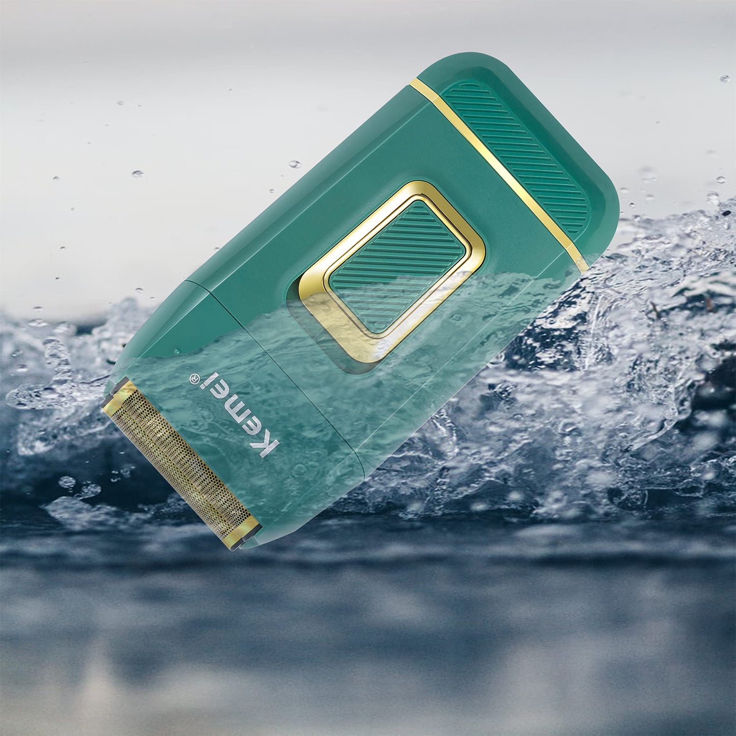 Maquinilla de Afeitar Eléctrica KEMEI Recargable para Hombre