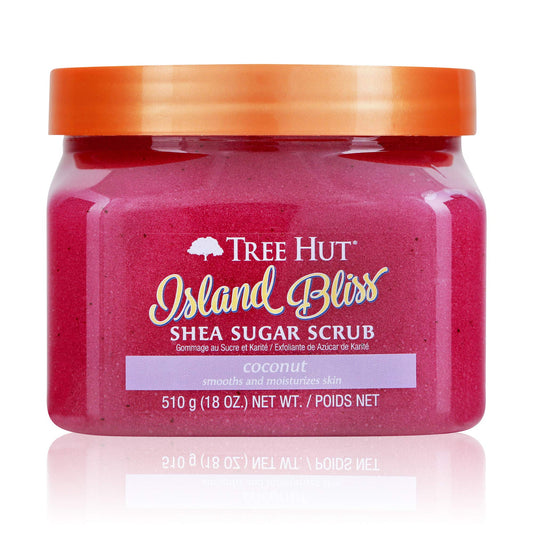 Exfoliante de Azúcar Shea Tree Hut Island Bliss Hidratación Ultra para Cuidado Corporal Esencial