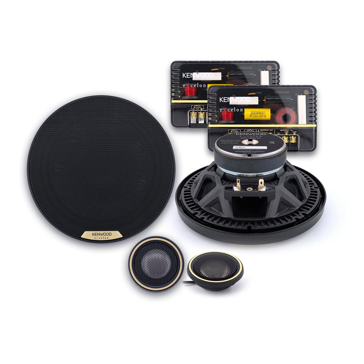 Kenwood Excelon XR-1801P - Altavoz de componentes de audio de alta resolución (7")