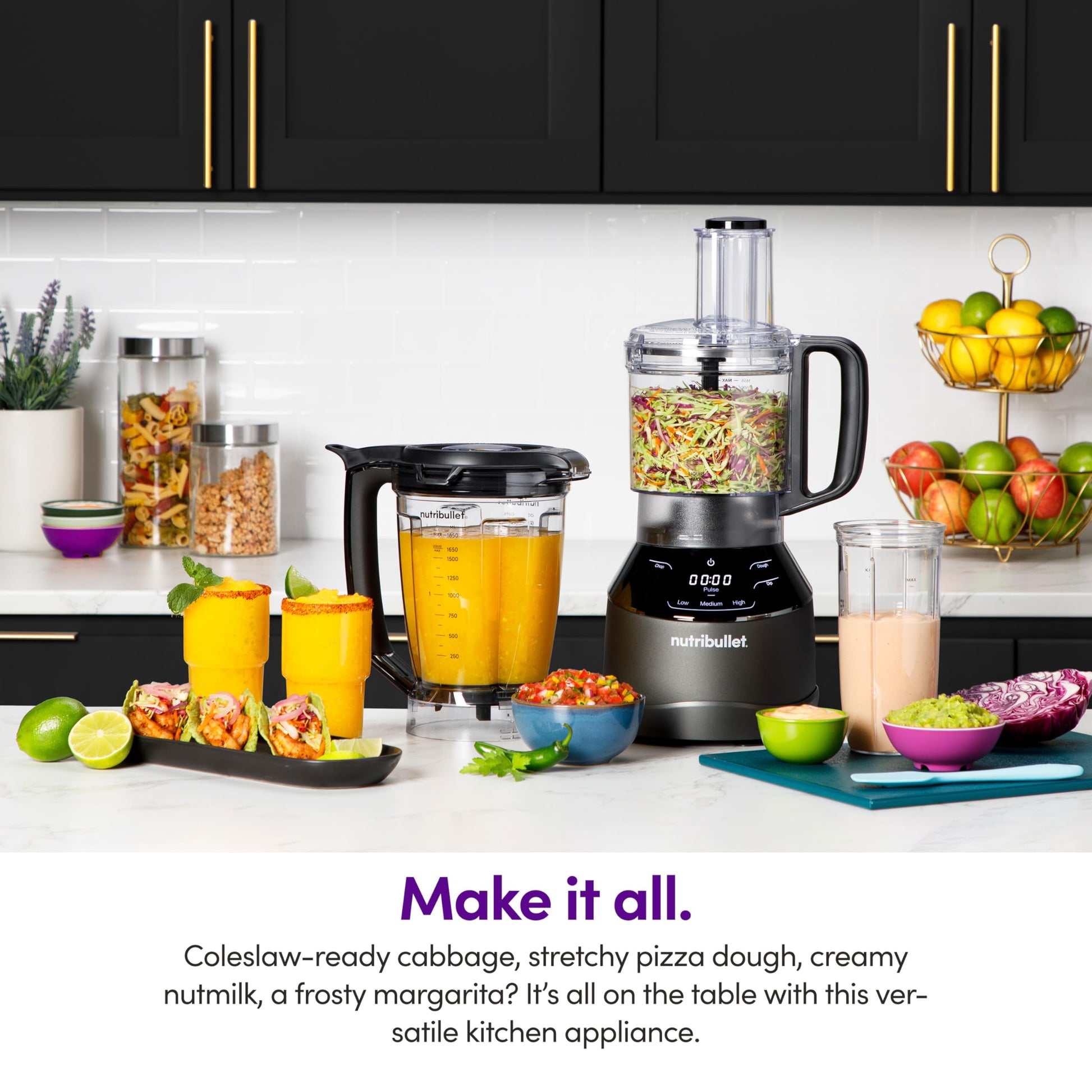 Nutribullet Triple Prep System NBKS50100, Negro