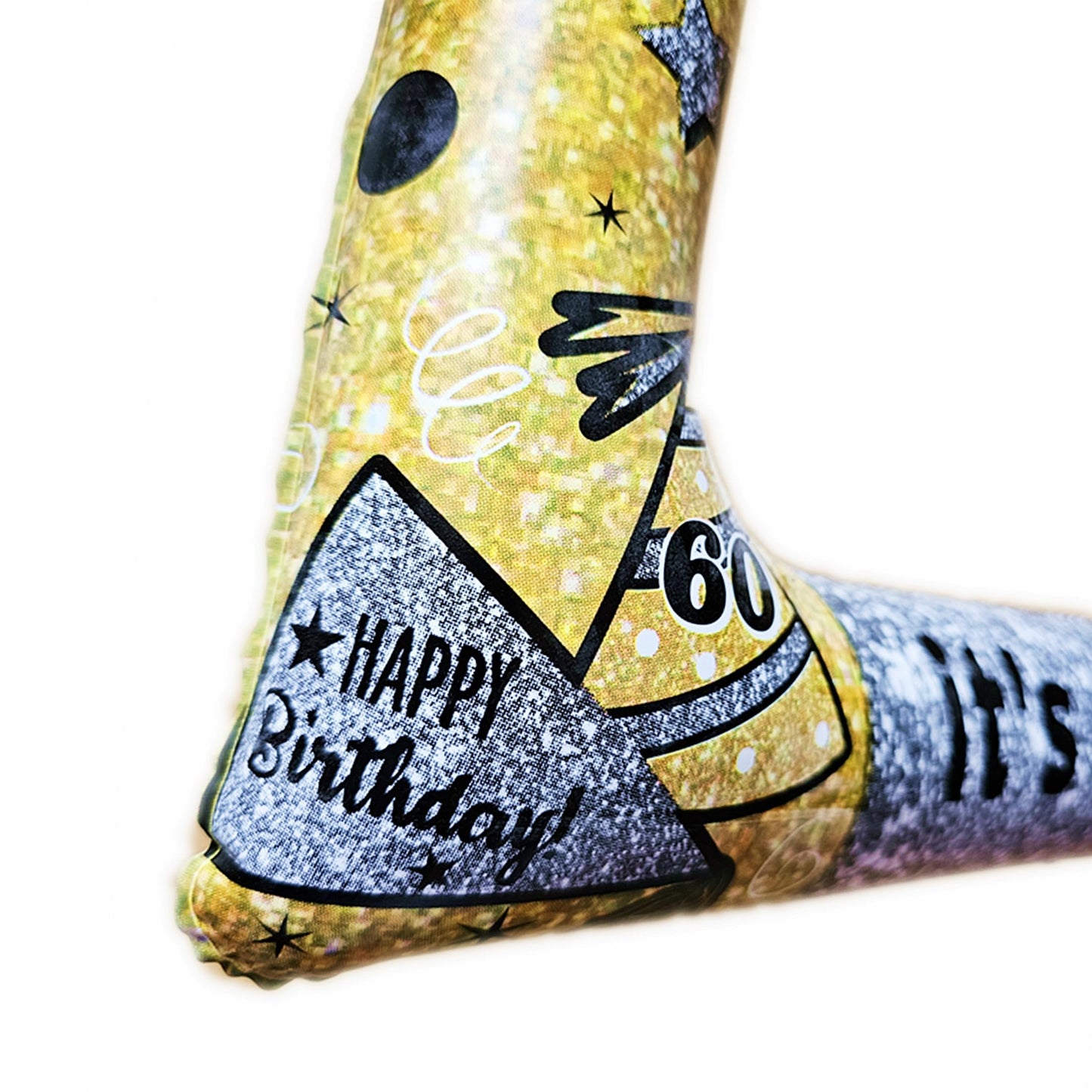 Juego de Cabina de Fotos Inflable DaPai Negro para 60 Cumpleaños