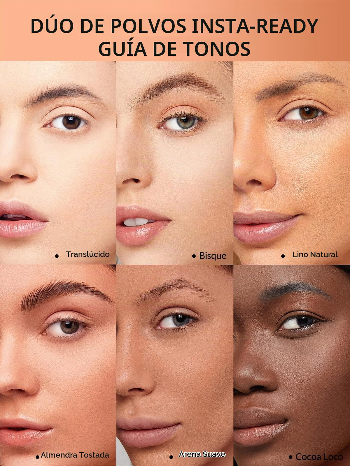SHEGLAM Insta-Ready Face Powder Polvos fijadores sueltos debajo de los ojos - Arena suave