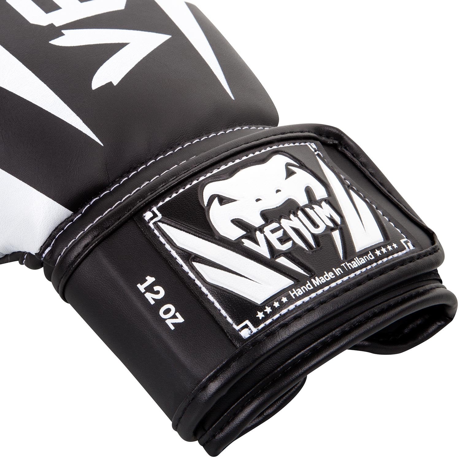Guantes de Boxeo Venum Negro Blanco Elite