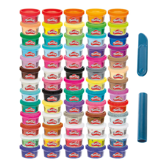 Colección de Modelado Play-Doh Ultimate en Zafiro Brillo Confeti Metálico 65-Pack