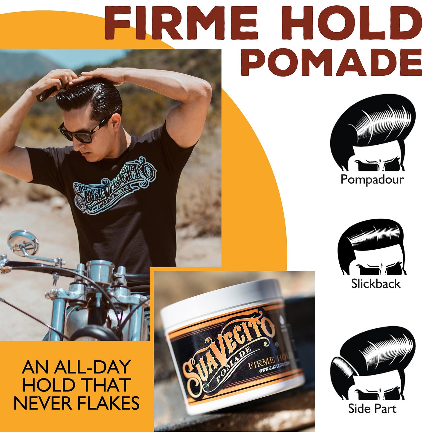 Pomada Firme Suavecito Strong Hold 4 oz