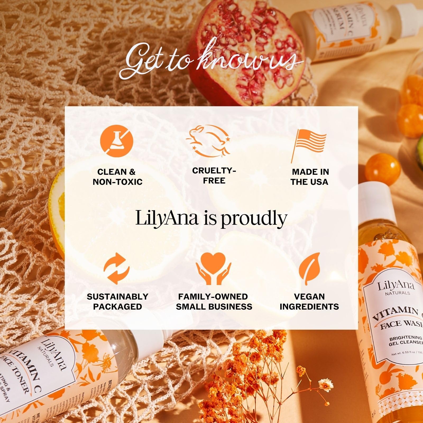 Vitamin C Serum with Hyaluronic Acid for Face and Eyes â€" Organic Skin Care with Natural Ingredients for Acne, Anti Wrinkle, Anti Aging, Fades Age Spots and Sun Damage - 1 OZ