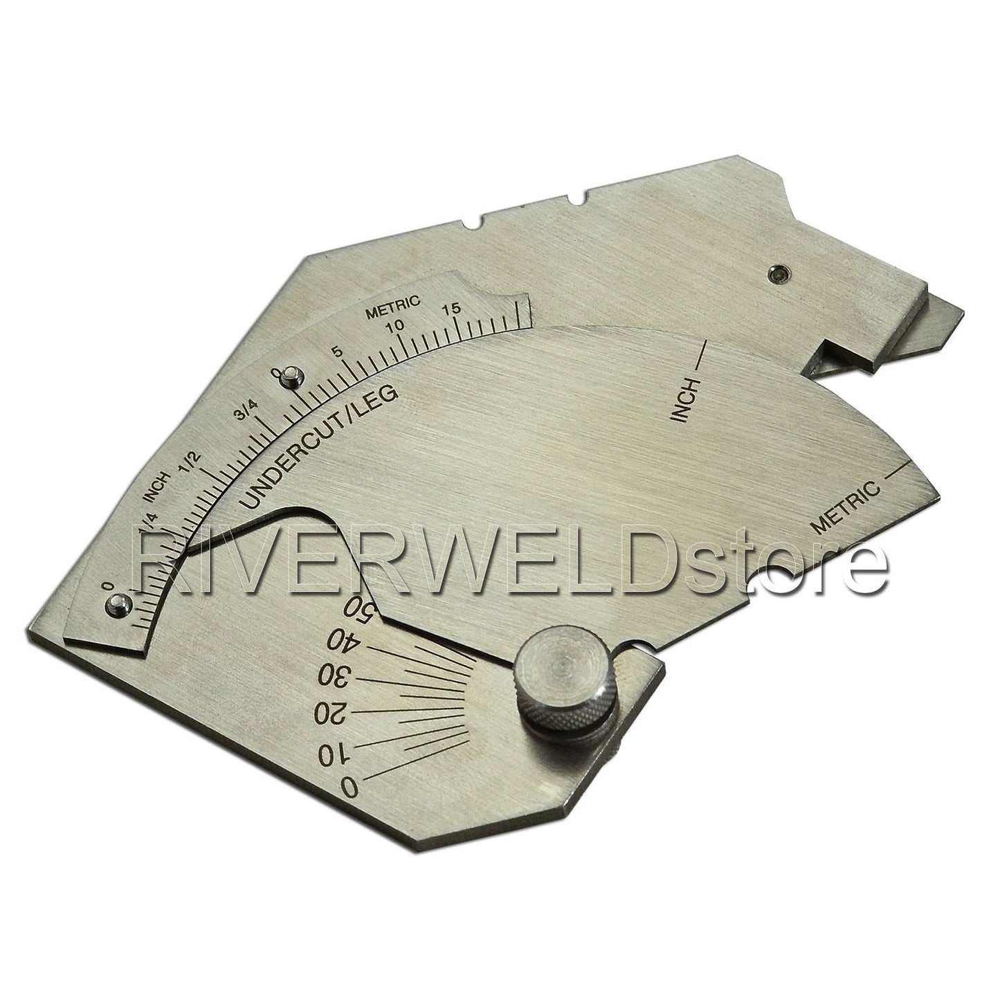 Prueba de Calibre RIVERWELD Cubital con Verificación de Desalineación y Profundidad de Socavación