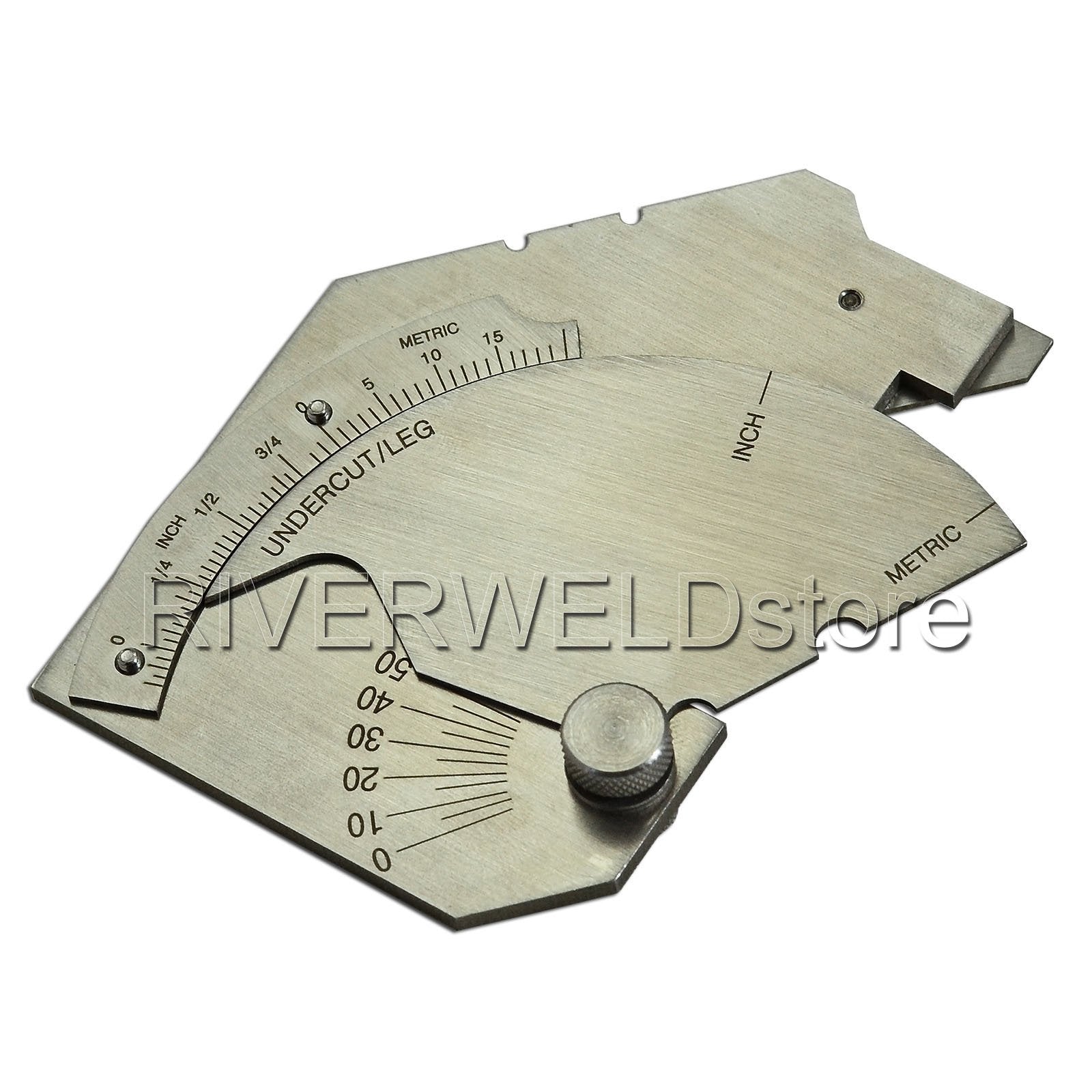 Prueba de Calibre RIVERWELD Cubital con Verificación de Desalineación y Profundidad de Socavación