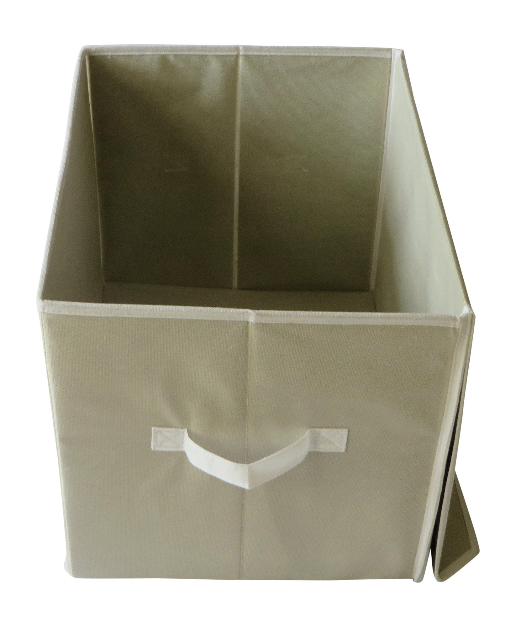 Feline Ruff Large Dog Toys Storage Box. 16" x 12" Inch Pet Toy Storage Basket with Lid. Perfect Collapsible Canvas Bin for Cat Toys and Accessories Too! (Tan)