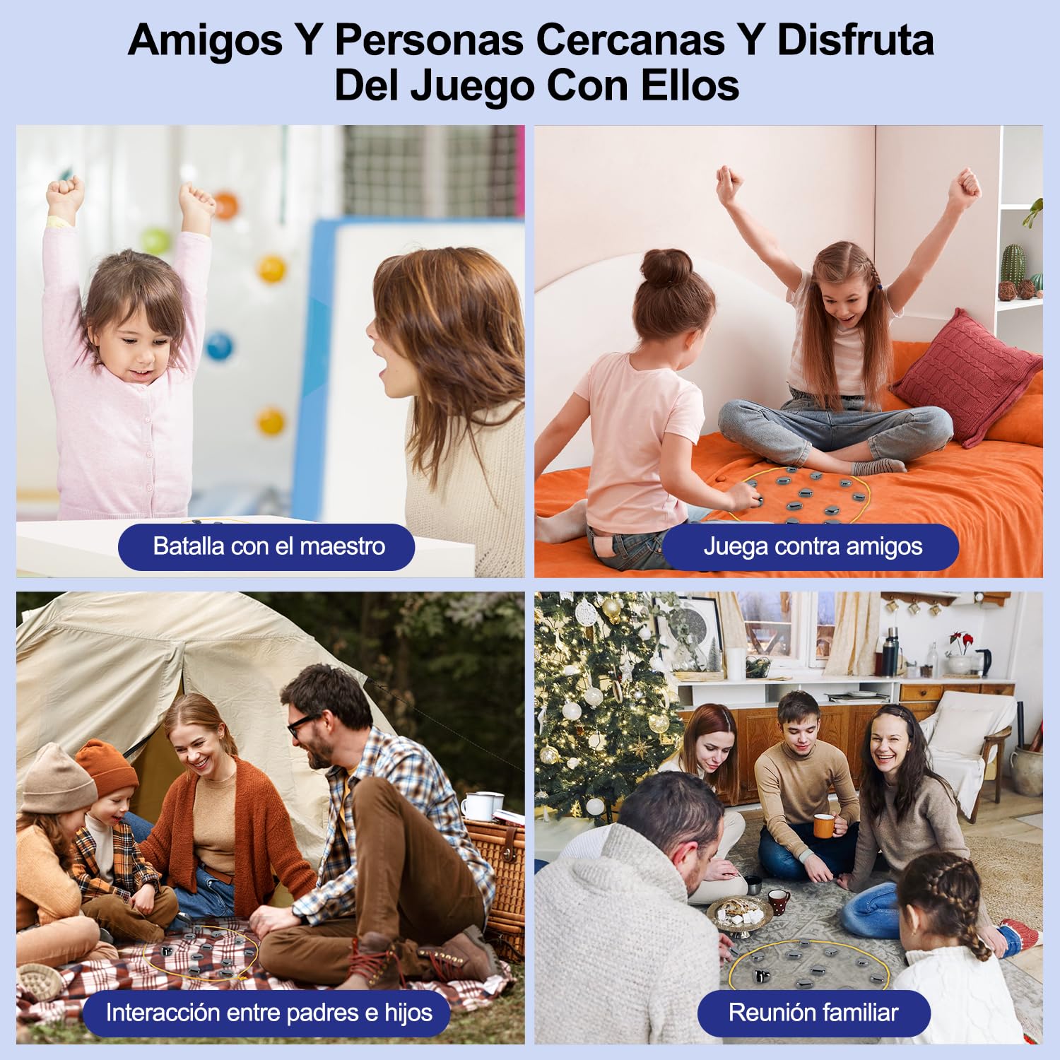 KCHOOH Juego de Ajedrez Magnético,Juegos de Mesa,Juego de Ajedrez Magnético Portátil, Magnetic Chess GameJuego de Mesa para Fiesta Familiar, Juego Cuerda (B)