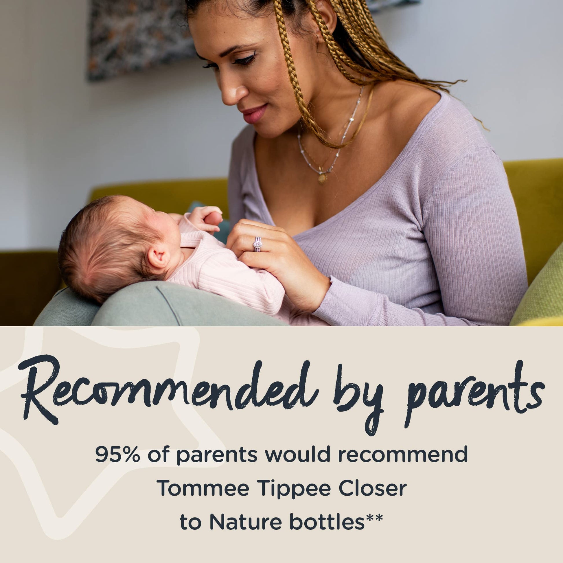 Kit de Biberones Tommee Tippee Naturaleza Bebé Anticólicos con Pezones Similares a Pechos