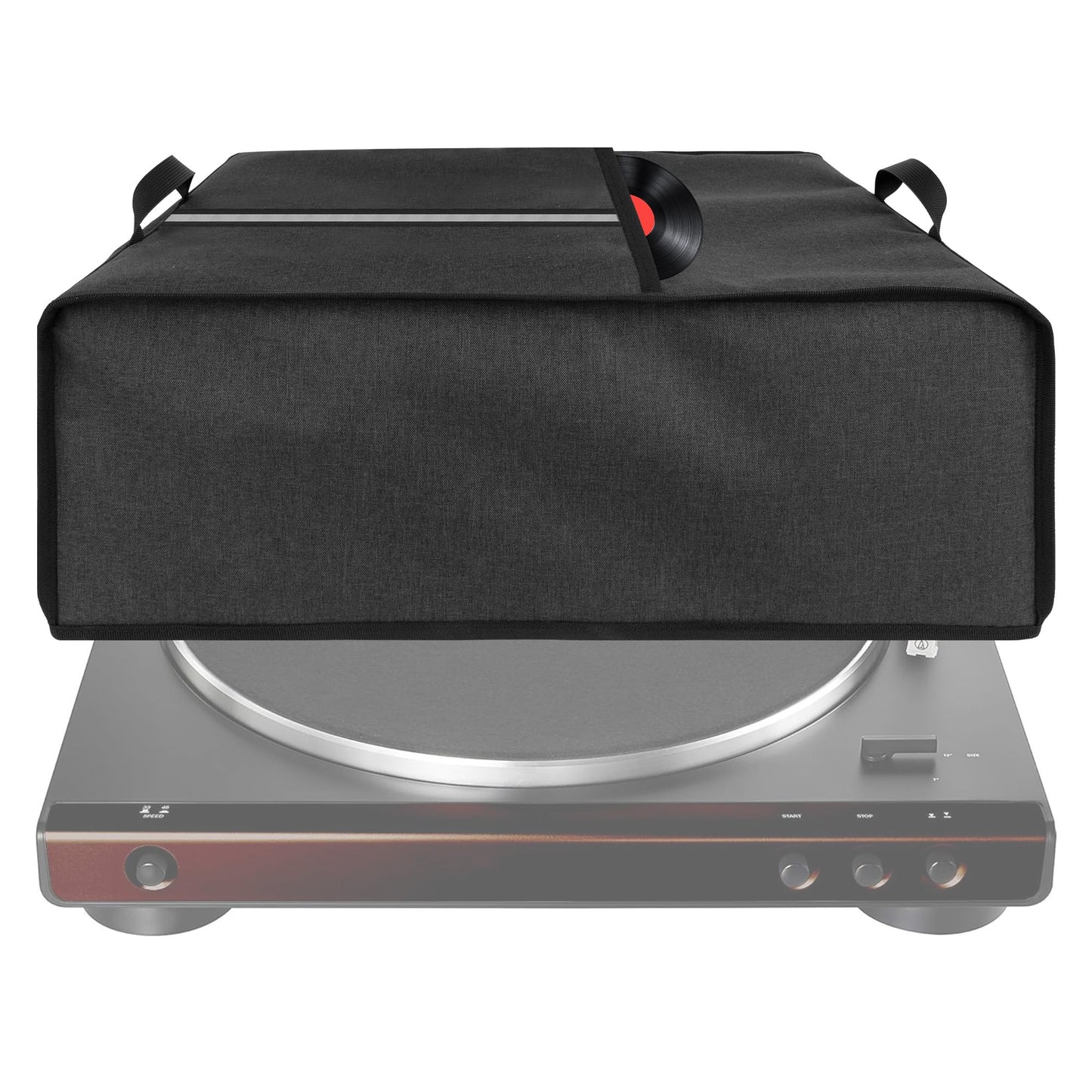 Funda Protectora Kingshion Gris Oscuro Compatible con Audio-Technica AT-LP60X y AT-LP60XBT