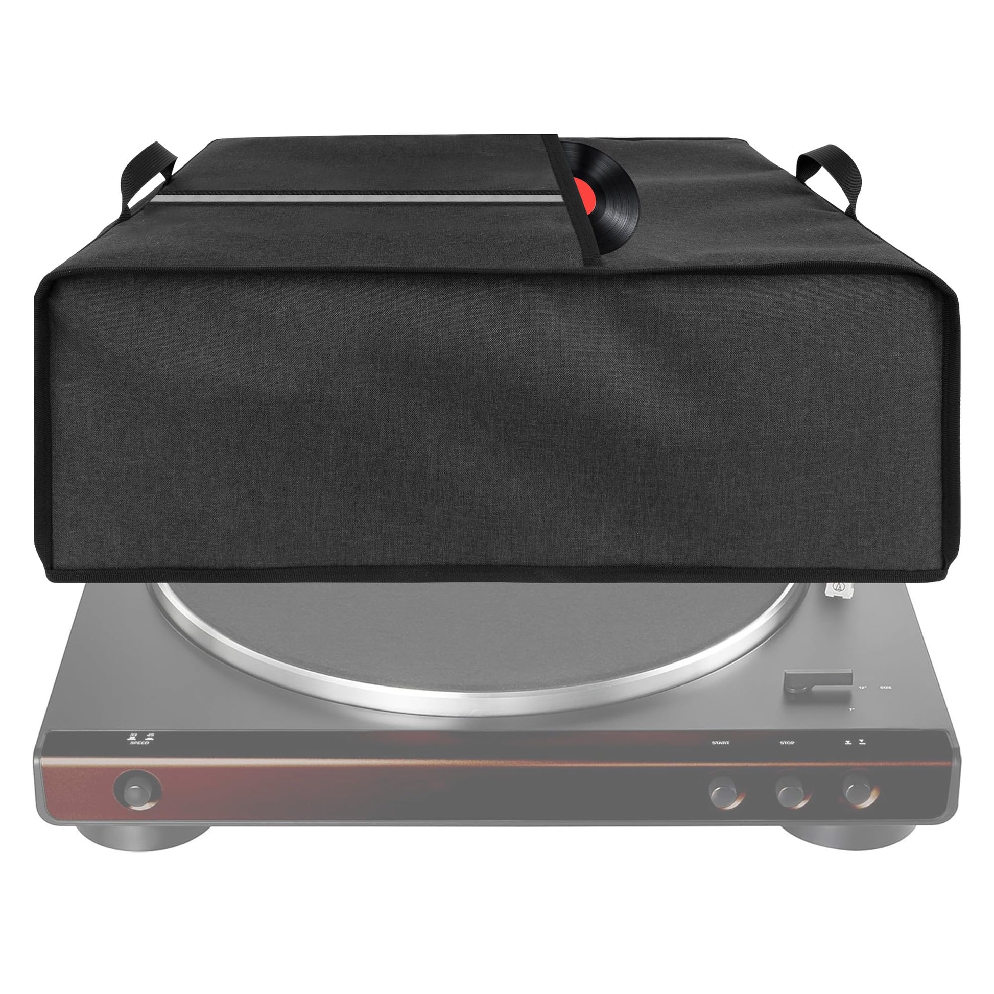 Funda Protectora Kingshion Gris Oscuro Compatible con Audio-Technica AT-LP60X y AT-LP60XBT