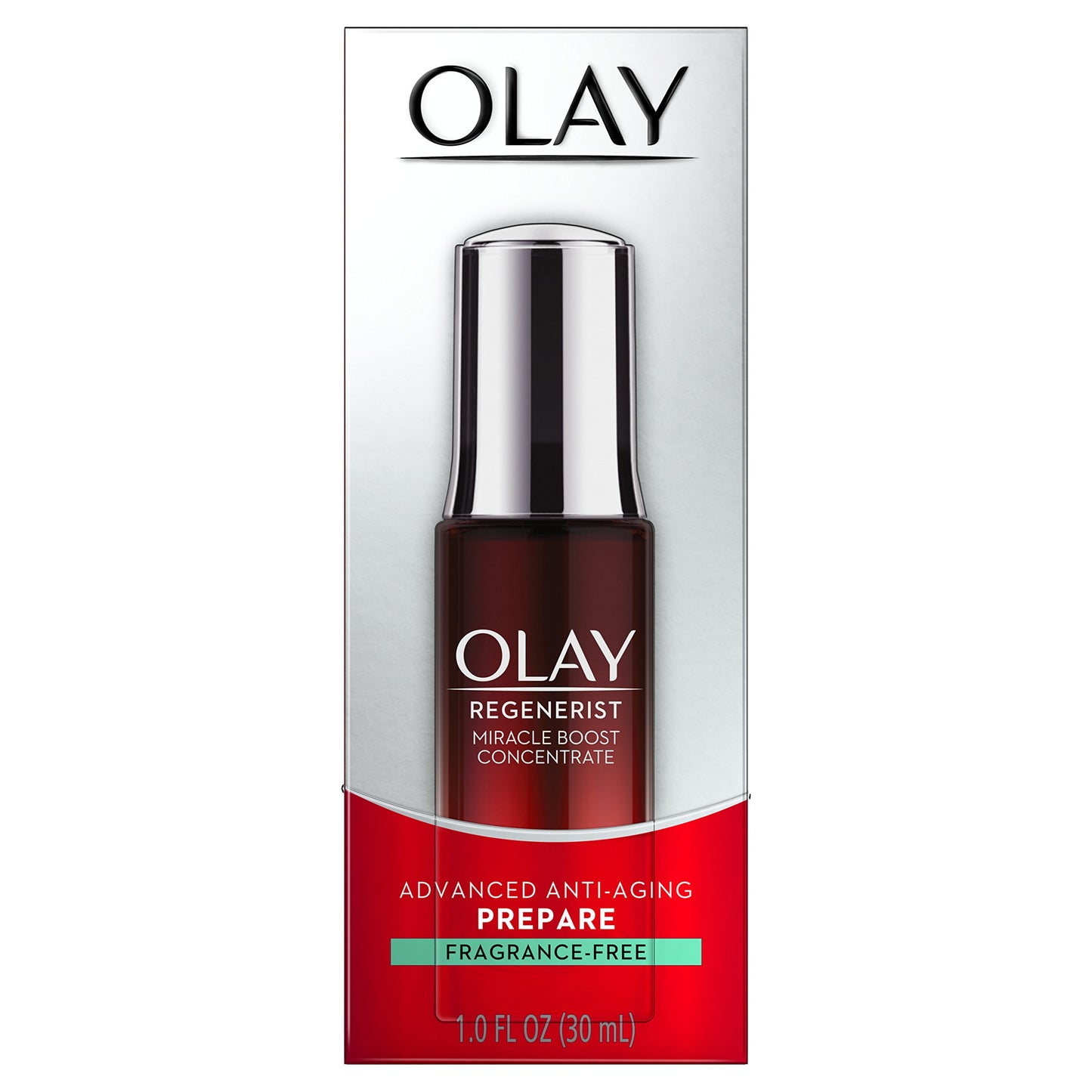 Sérum facial por Olay Regenerist Miracle Boost concentrado avanzado antienvejecimiento, sin fragancia, 1 oz