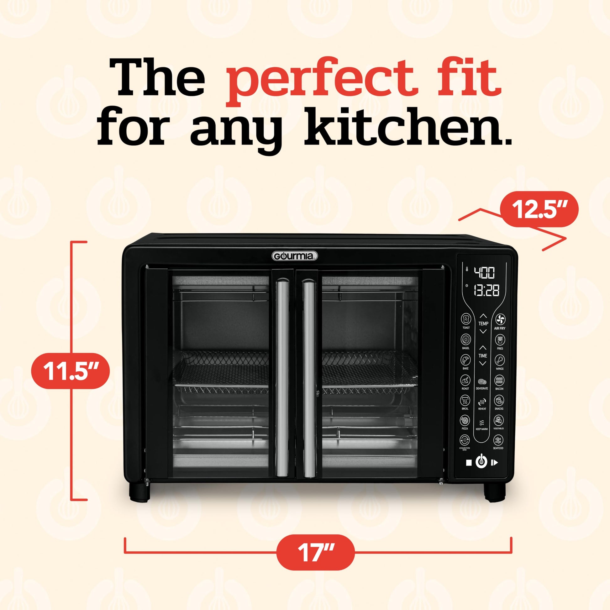 Digital Air Fryer Oven 6-Slice
