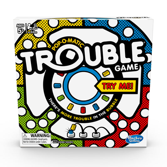 Hasbro Gaming Juego de Mesa de Problemas para niños de 5 a Partir de 2 a 4 Jugadores