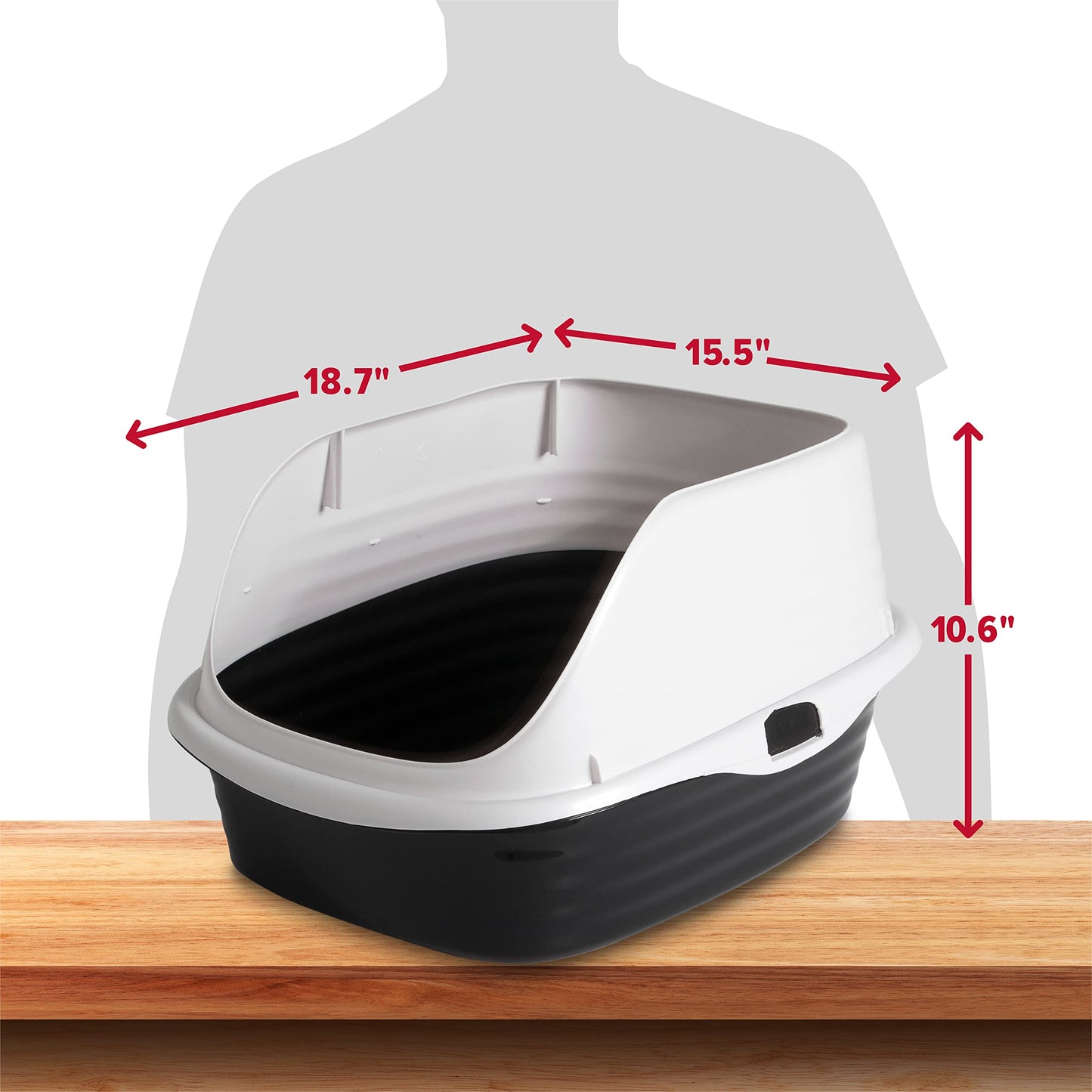 Bandeja de Arena para Gatos PETMATE Arm & Hammer Grande con Borde Ondulado