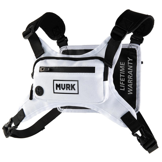 Chaleco para Correr MVRK Negro Resistente al Agua con Almacenamiento Adicional