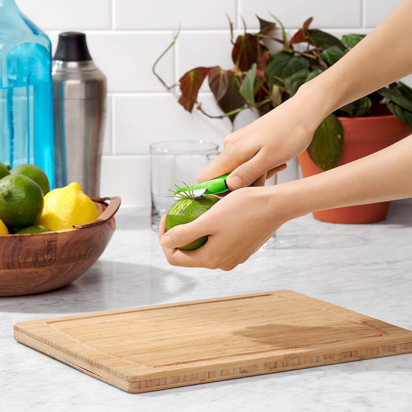 Pelador de Cítricos Oxo Verde Acero Inoxidable