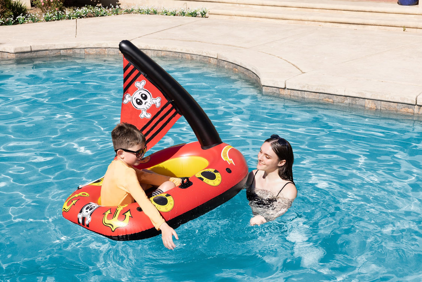 Flotador de Piscina Poolmaster Barco Pirata