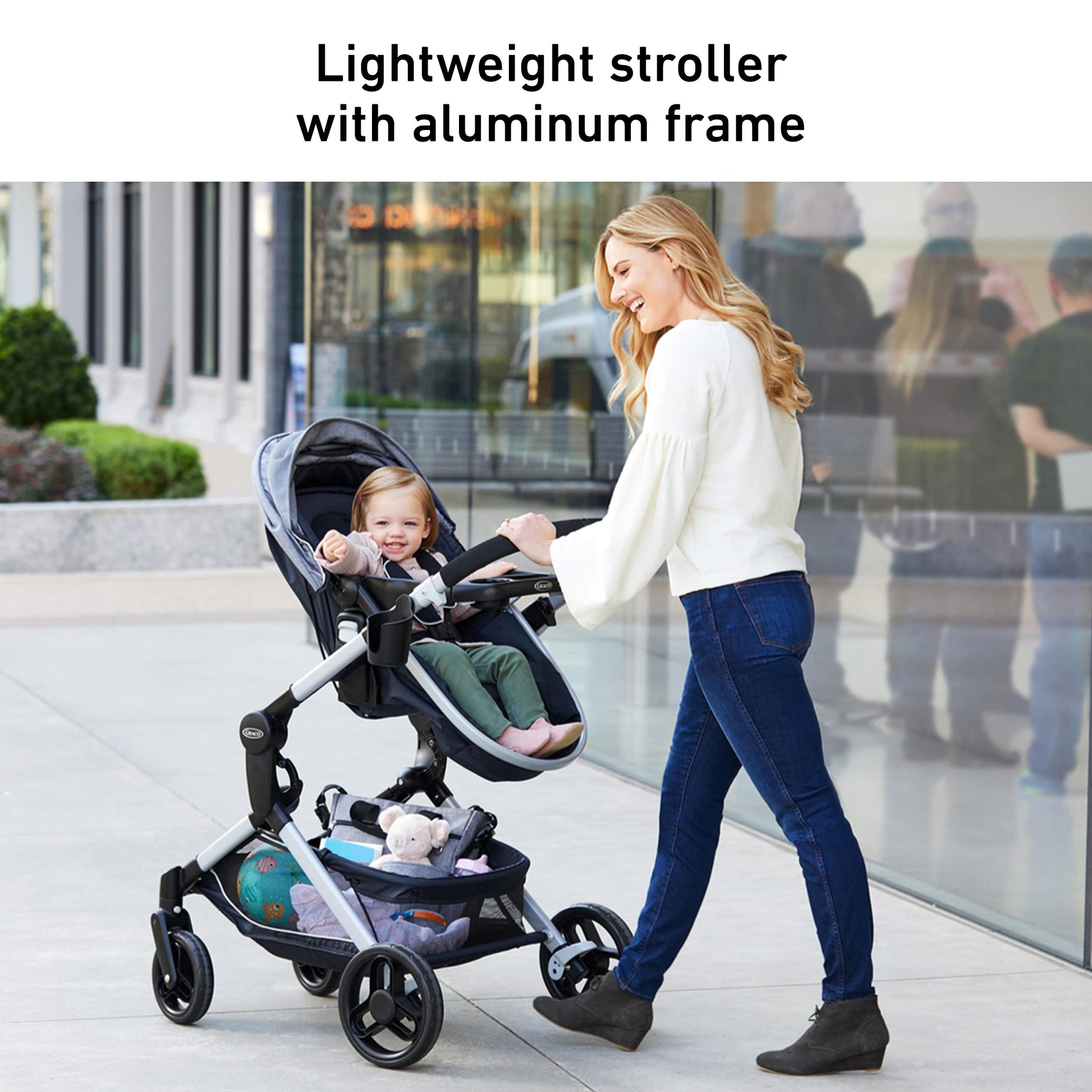 Graco Carreola Modes Nest Con Asiento Reversible Ajustable En Altura, Nico, Paquete De 1 Count