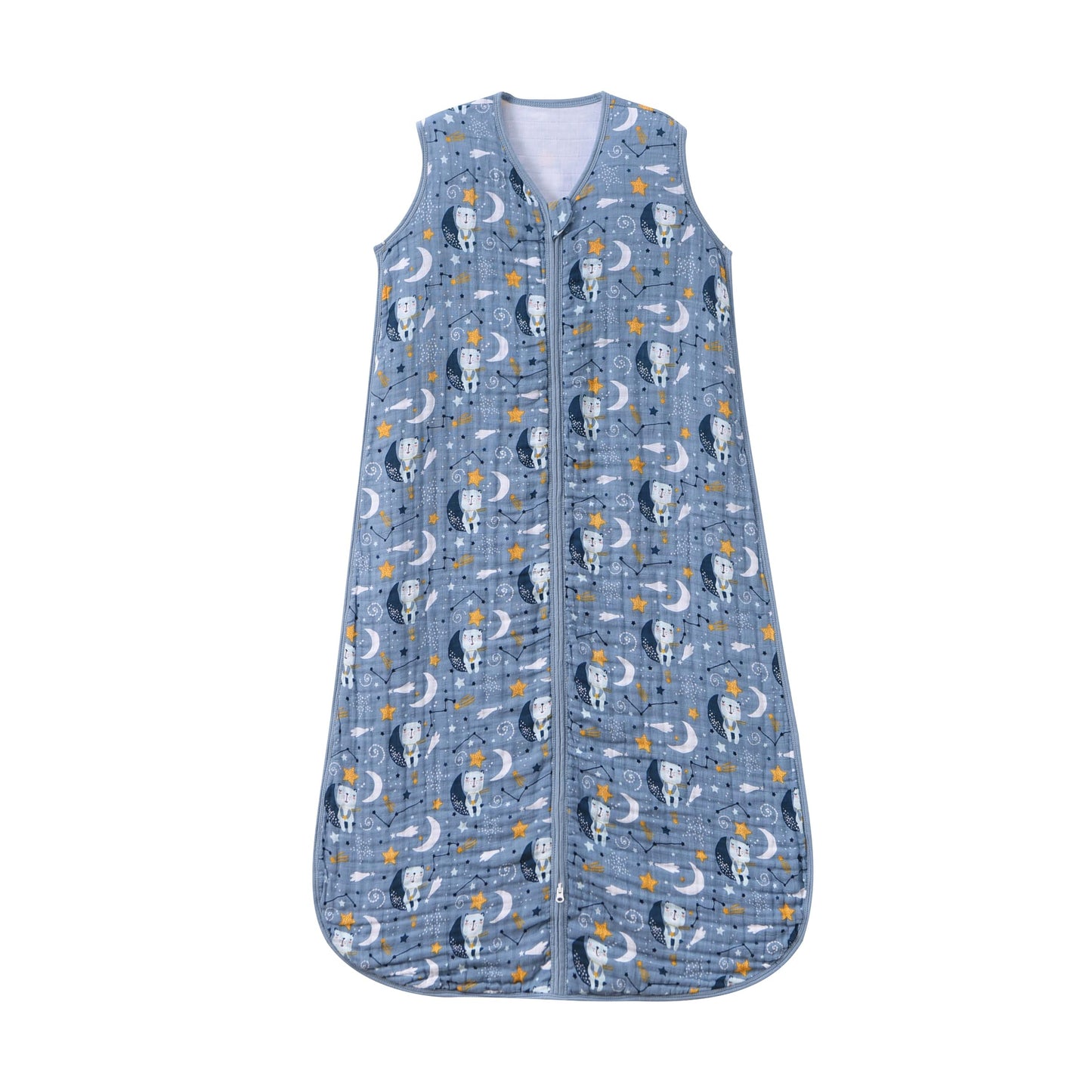 TADO MUSLIN - Saco de dormir para bebé, de 0 a 6 meses, manta para bebés, 100% algodón orgánico, cierre de 2 vías, YKK 0.5 TOG, sacos de dormir para niños pequeños