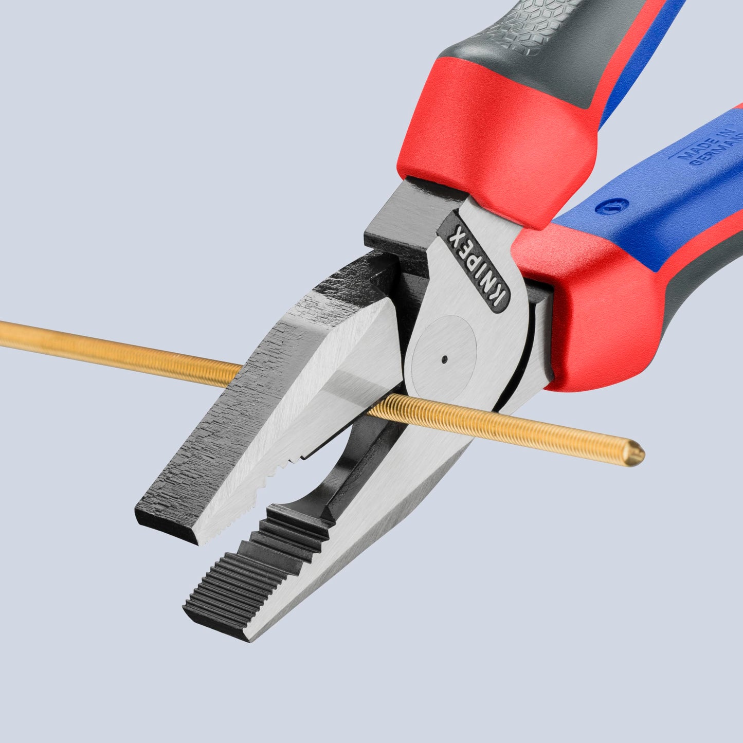 Knipex Alicates combinados de alto apalancamiento de 9 pulgadas, agarre cómodo