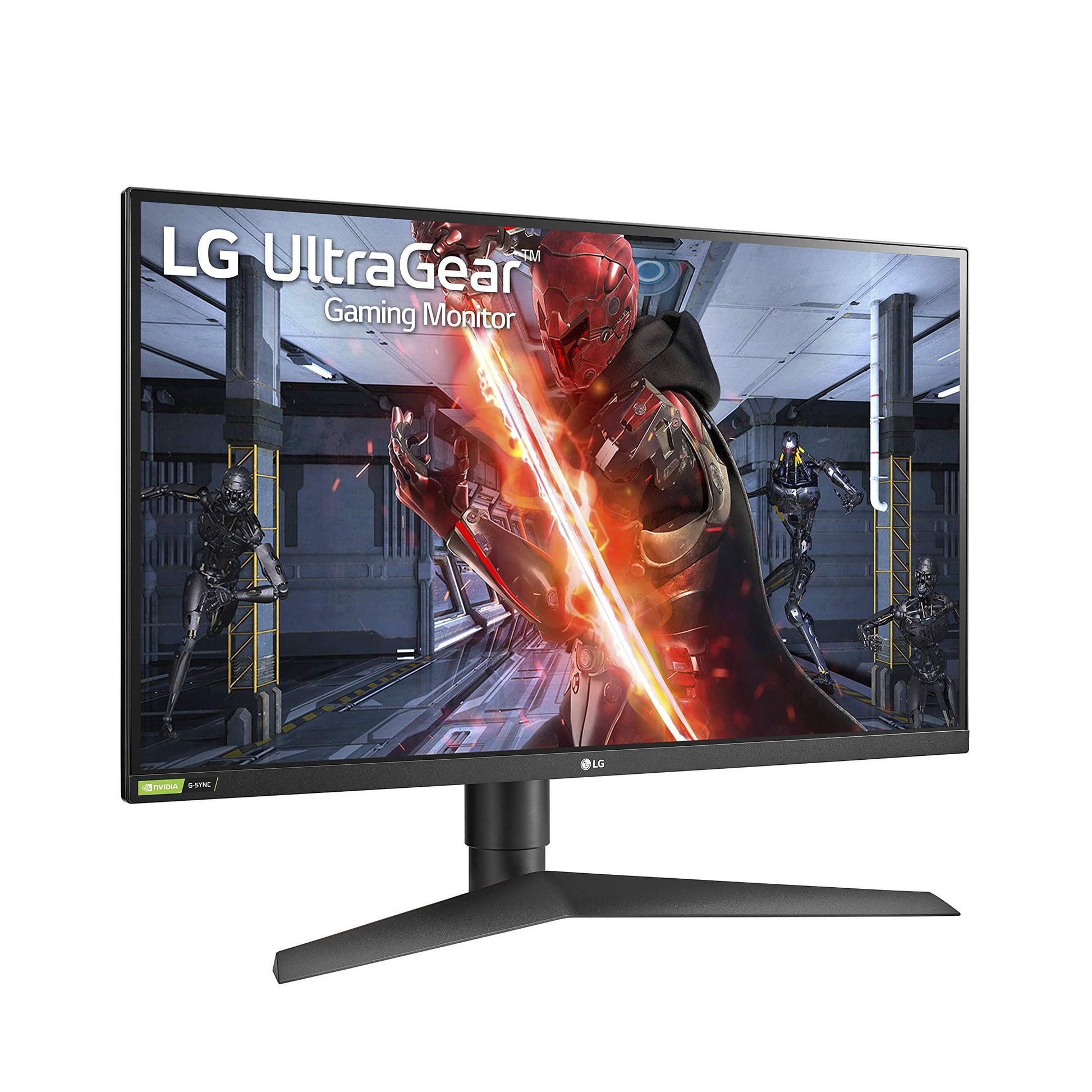 LG 27GN750-B UltraGear Monitor para juegos de 27 pulgadas, visualización IPS FHD (1920 x 1080), respuesta de 1 ms, tasa de actualización de 240 Hz, compatibilidad con G-SYNC, diseño prácticamente sin bordes de 3 lados, inclinación, altura, soporte pivotan