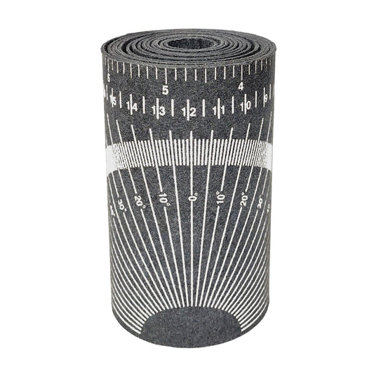 Goldland-WELD PROTECT - Envoltura de tubo de 3.9 pulgadas x 6 pies, herramienta multifuncional de medición de ángulo flexible y medidor de marcado, color blanco