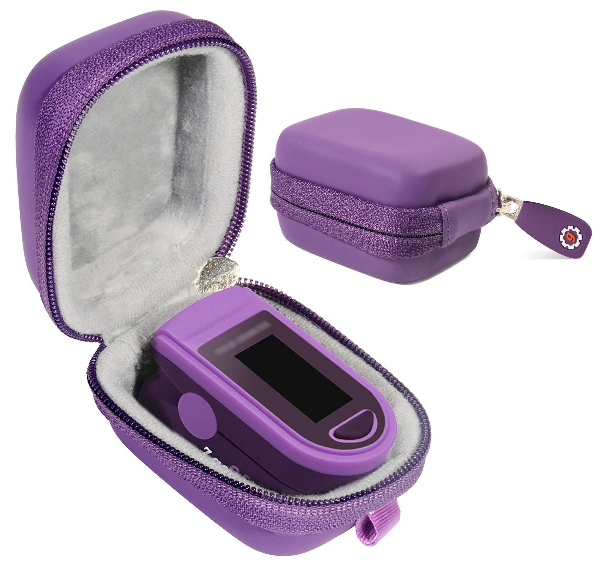 Funda de Oxímetro WGear Negro para Zacurate Pro 500DL y Más Modelos