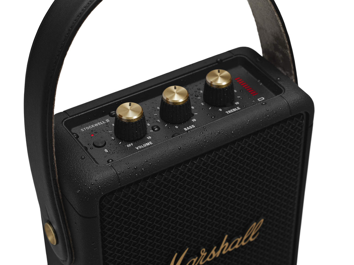 Bocina Portátil Bluetooth Marshall Negro Latón
