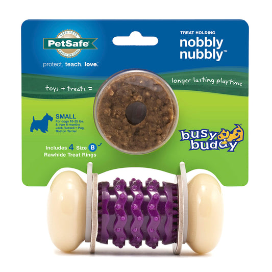 Juguete para Perros PetSafe Busy Buddy Nobbly nubbly Masticadores Fuertes pequeño