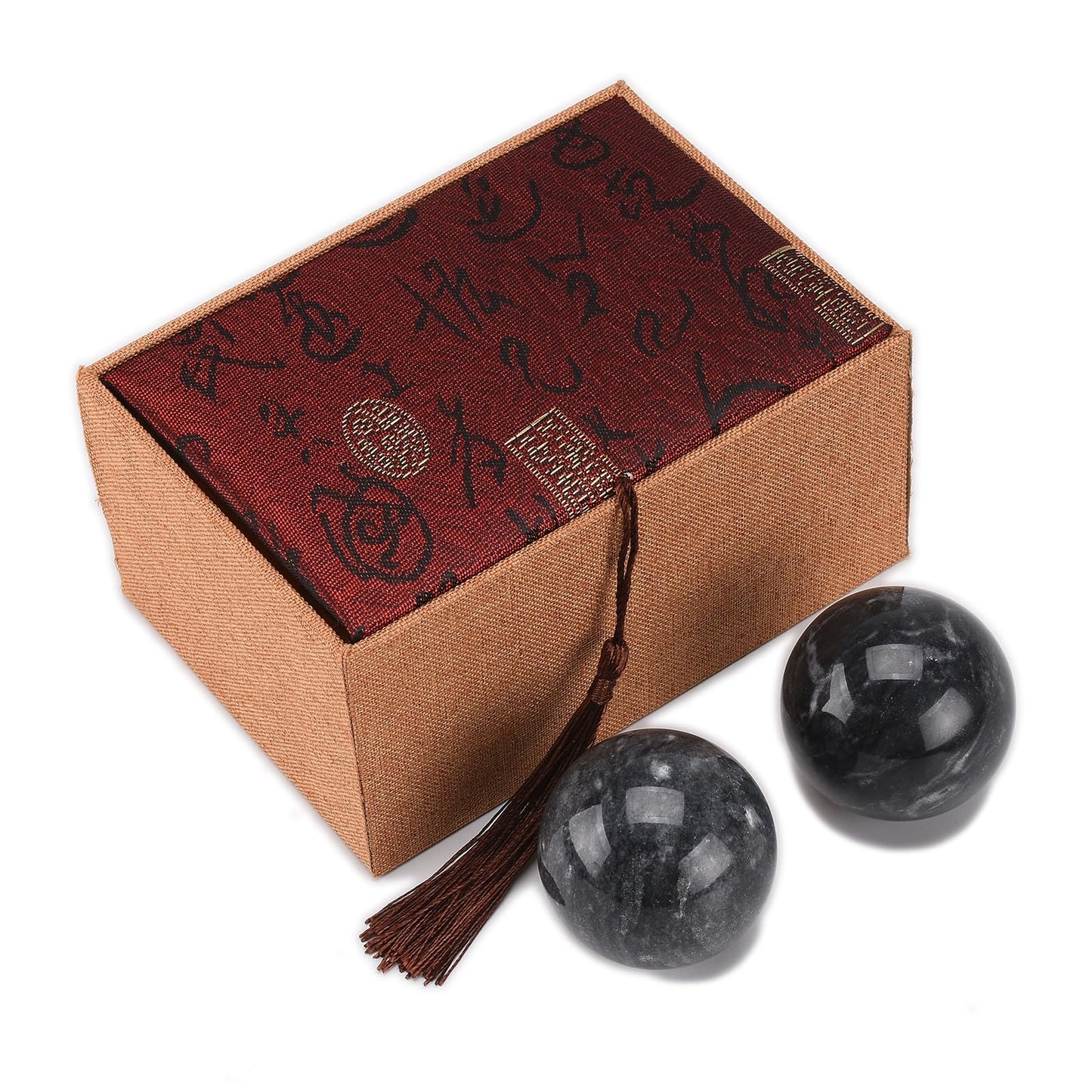 Pelotas de Ejercicio Mármol Salud China Gris Oscuro Caja