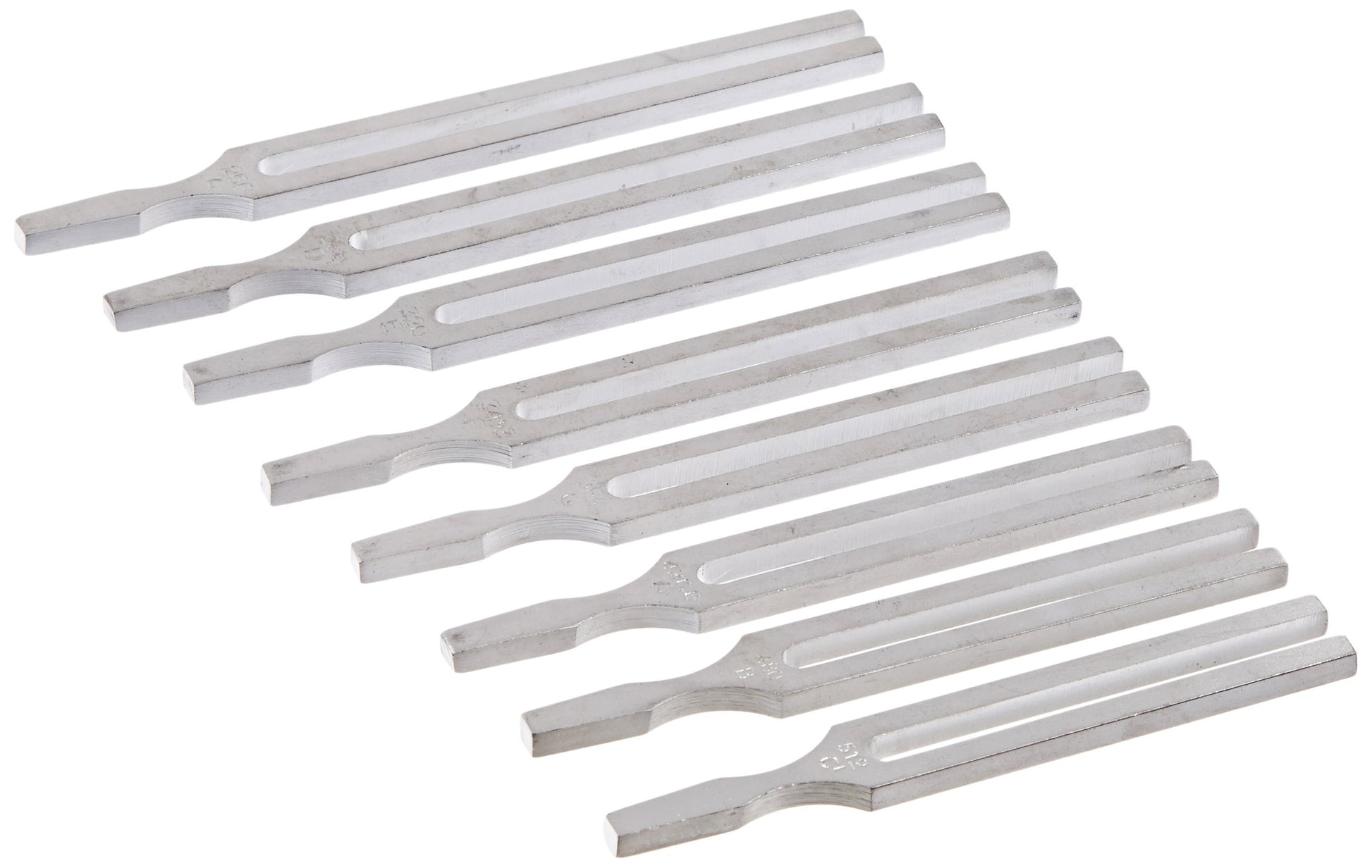 United Scientific TFSET8 Aluminum Alloy Tuning Fork Set, 8 Forks