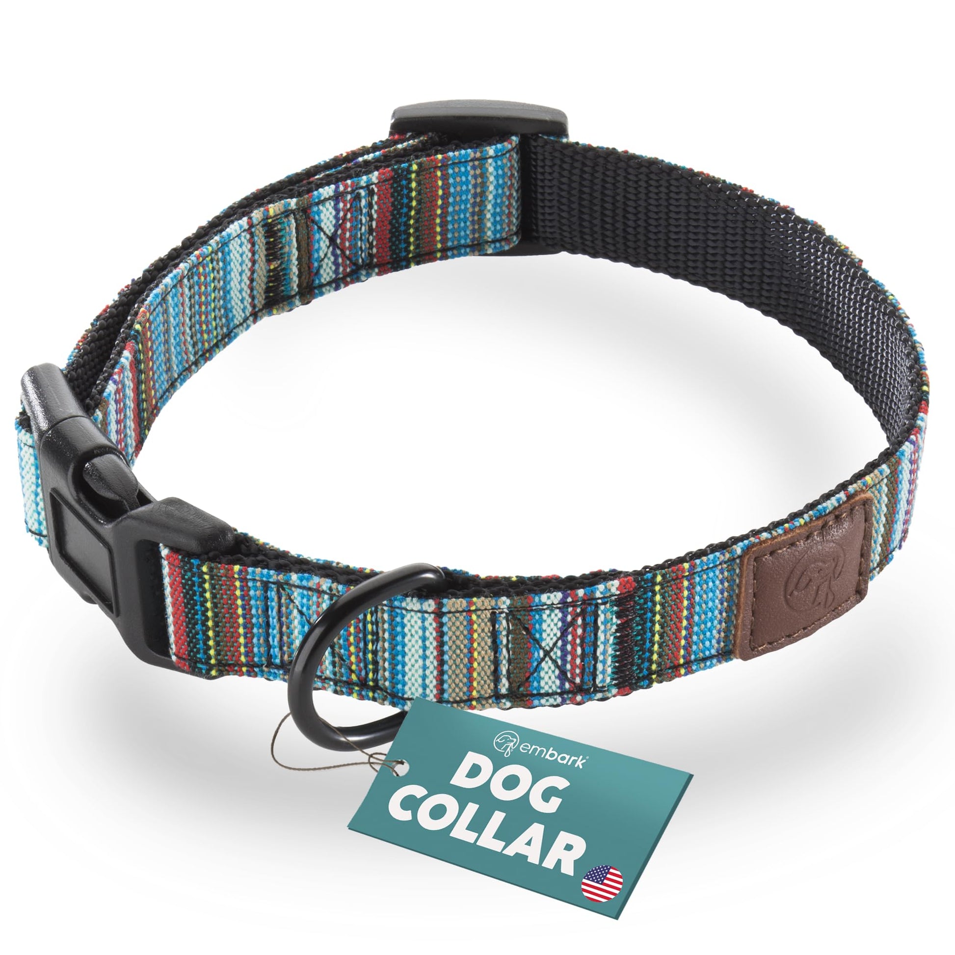 Embark Urban - Collar para perros medianos, pequeños y grandes (Boho, grande)
