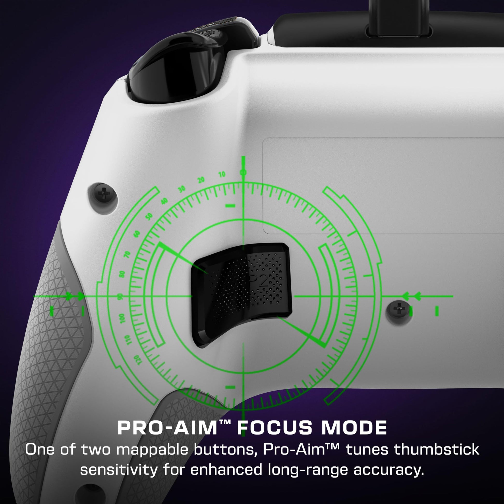 Control Alámbrico Turtle Beach Recon Blanco con Botones Asignables y Mejoras de Audio para Xbox Series X/S, Xbox One y Windows 10