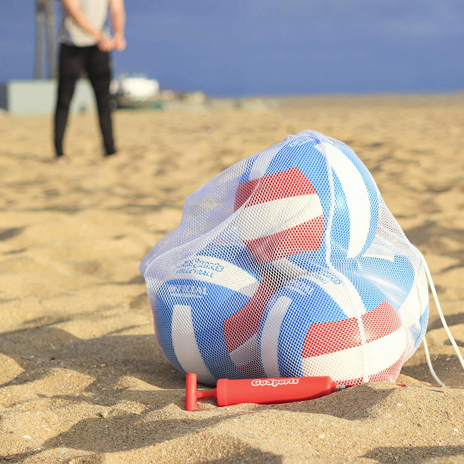 GoSports - Voleibol recreativo Suave al Tacto, tamaño regulatorio para Jugar en Interiores o Exteriores, Incluye Bomba de Bola (Paquete de 6)