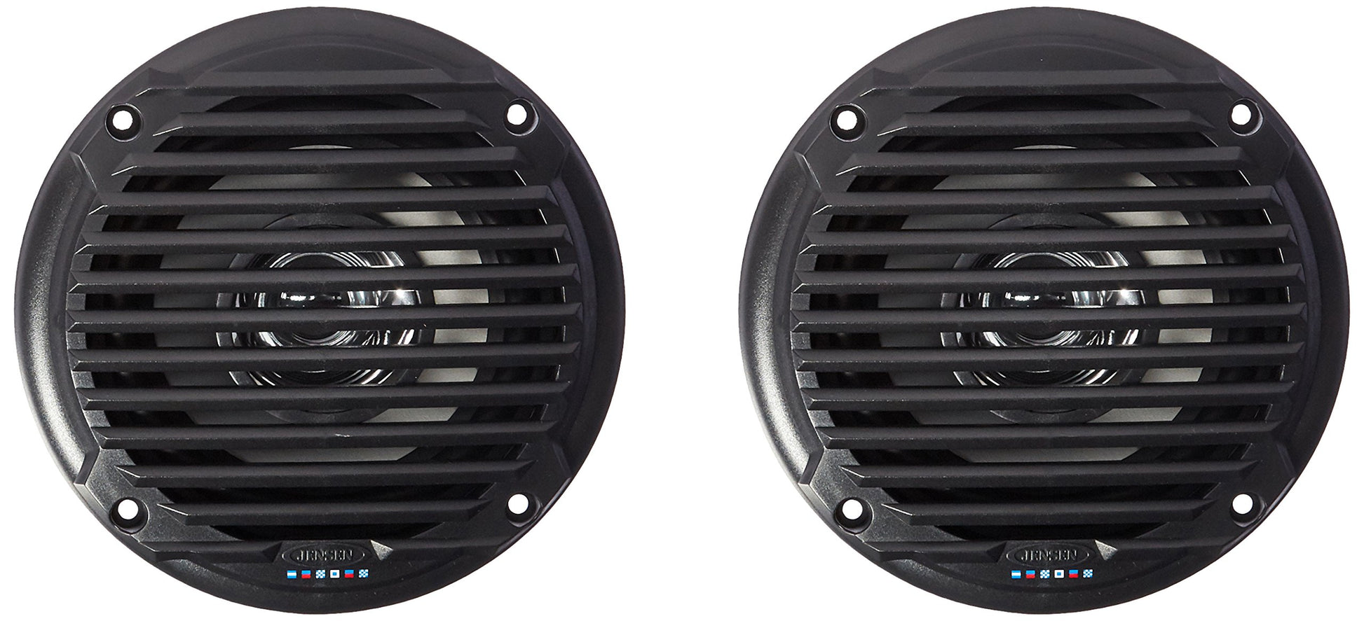 ASA Electronics Jensen MS5006B - Altavoz de Doble Cono (Impermeable), Color Negro