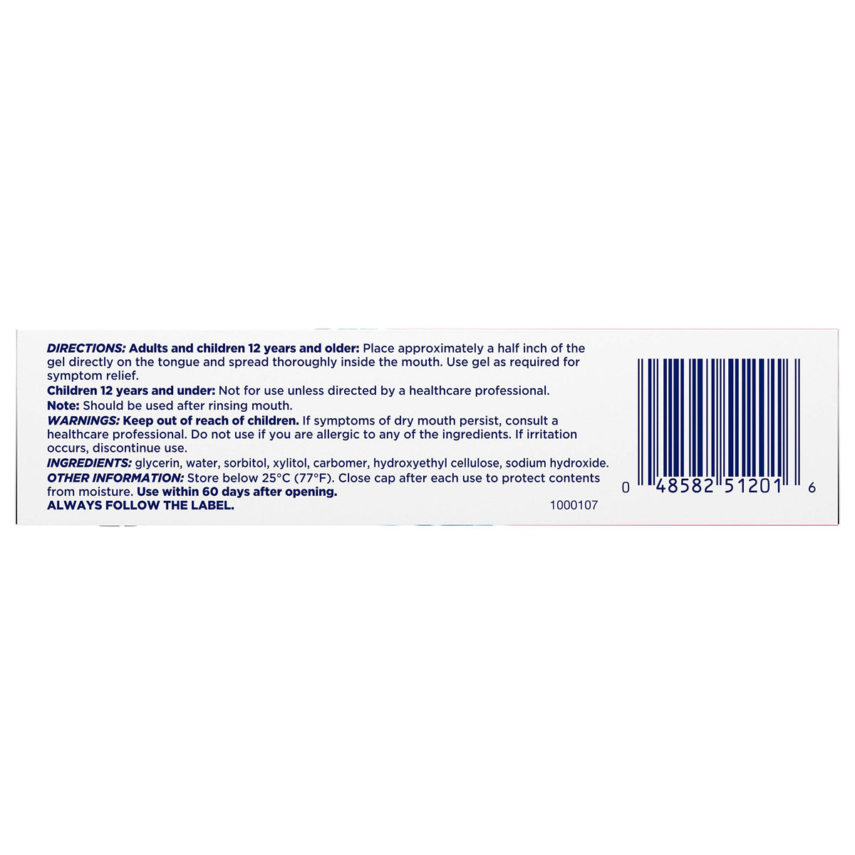 Gel Humectante Oral BIOTENE Sin Sabor Sin Alcohol 44.36 ml
