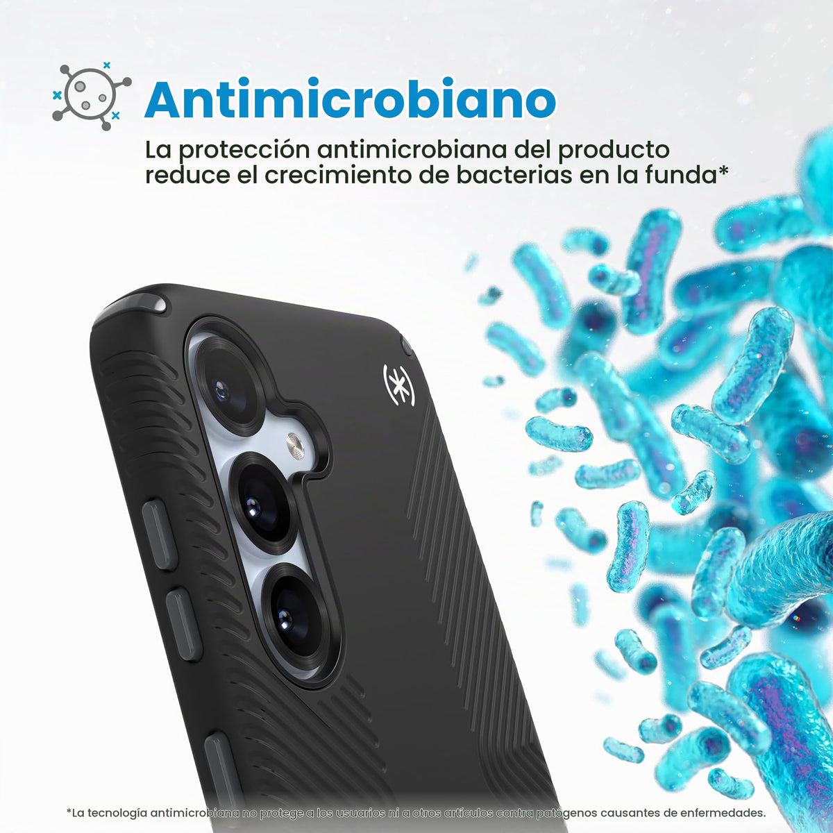 Funda para Samsung Galaxy S25 Speck Magnética con Protección Contra Caídas de 13 Pies y Empuñaduras Antideslizantes