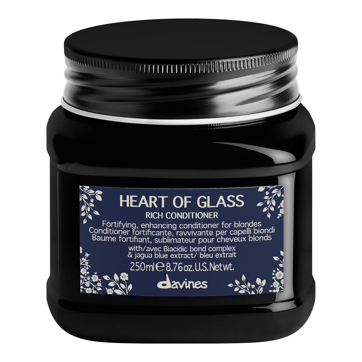 Davines Heart of Glass Rich Conditioner for Blonde Care, 8.76 oz.