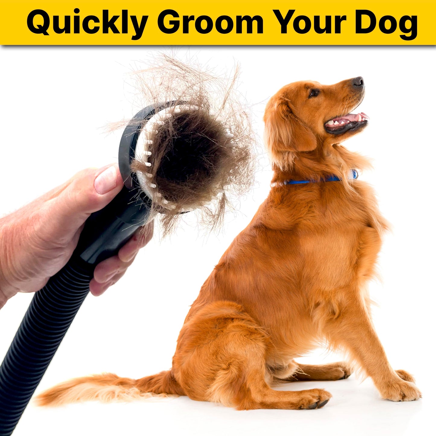 Herramienta de Aseo para Perros Shop-Vac 9190400 cerdas Suaves y aspiración de Mascotas