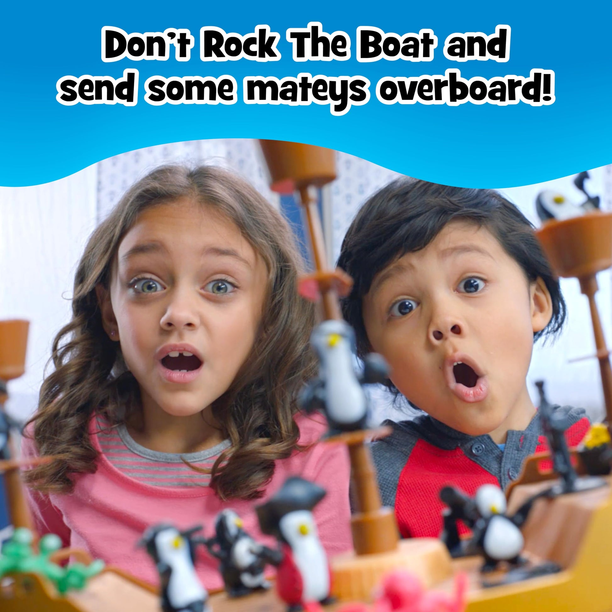 Juego de mesa Don't Rock the Boat - Juegos para niños, juegos familiares para niños y adultos, juegos de mesa para noche familiar, juegos de mesa multijugador, construye coordinación de manos y ojos,