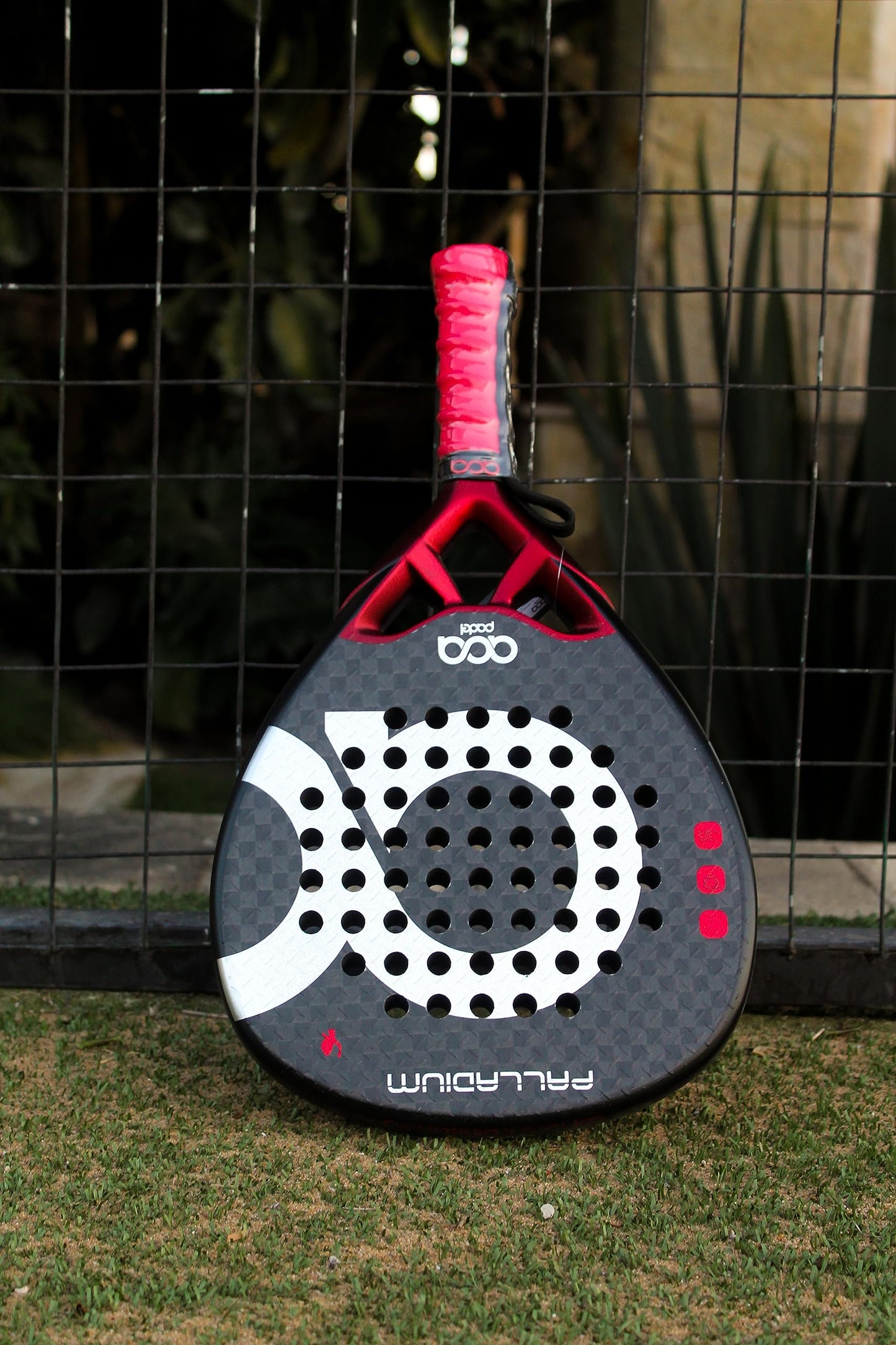 Pala de Pádel ACA Palladium Rojo y Metal Unitalla