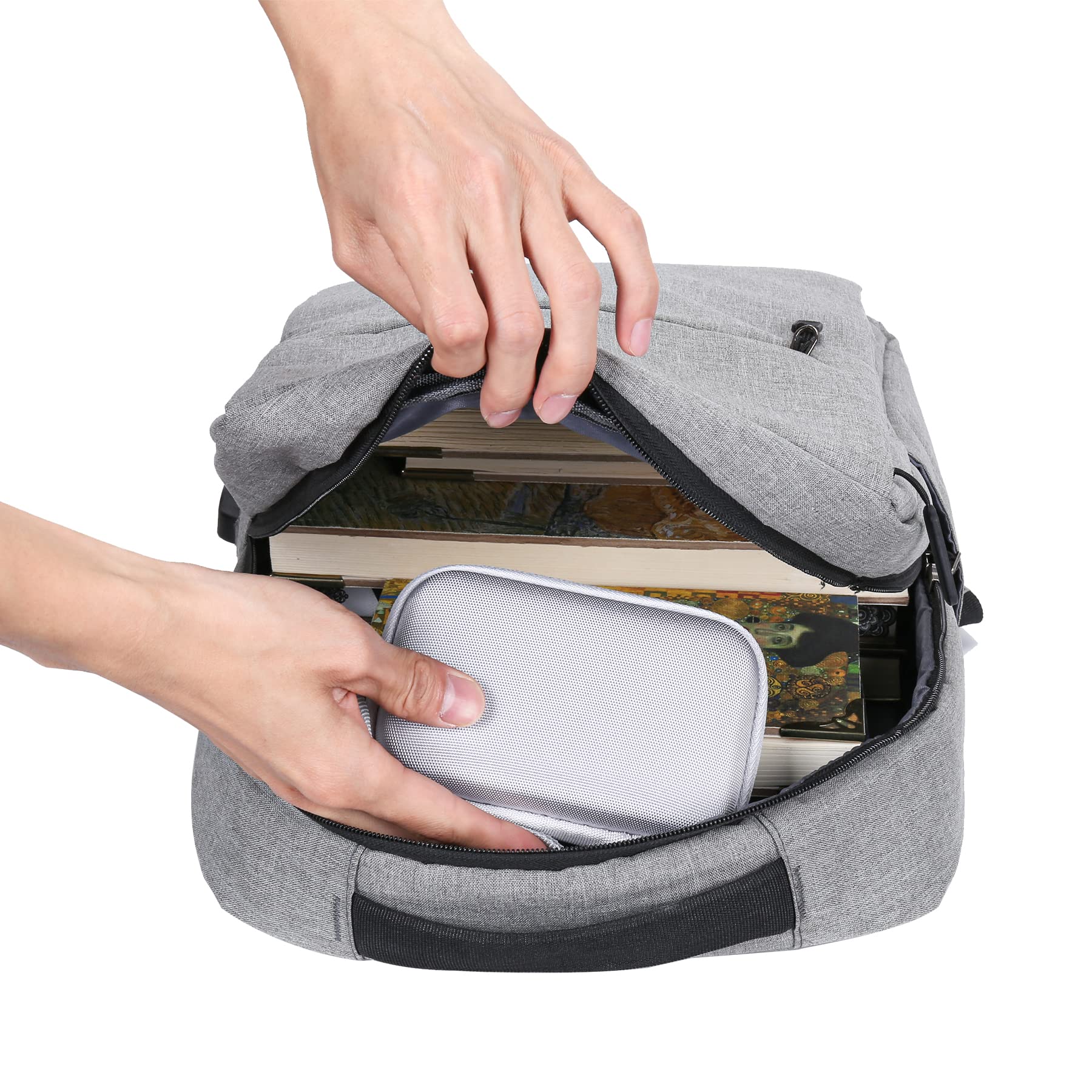 Funda rígida de Viaje khanka Blanco Anker 621 622 633 MagGo Cargador portátil inalámbrico de 5000 mAh 10000 mAh