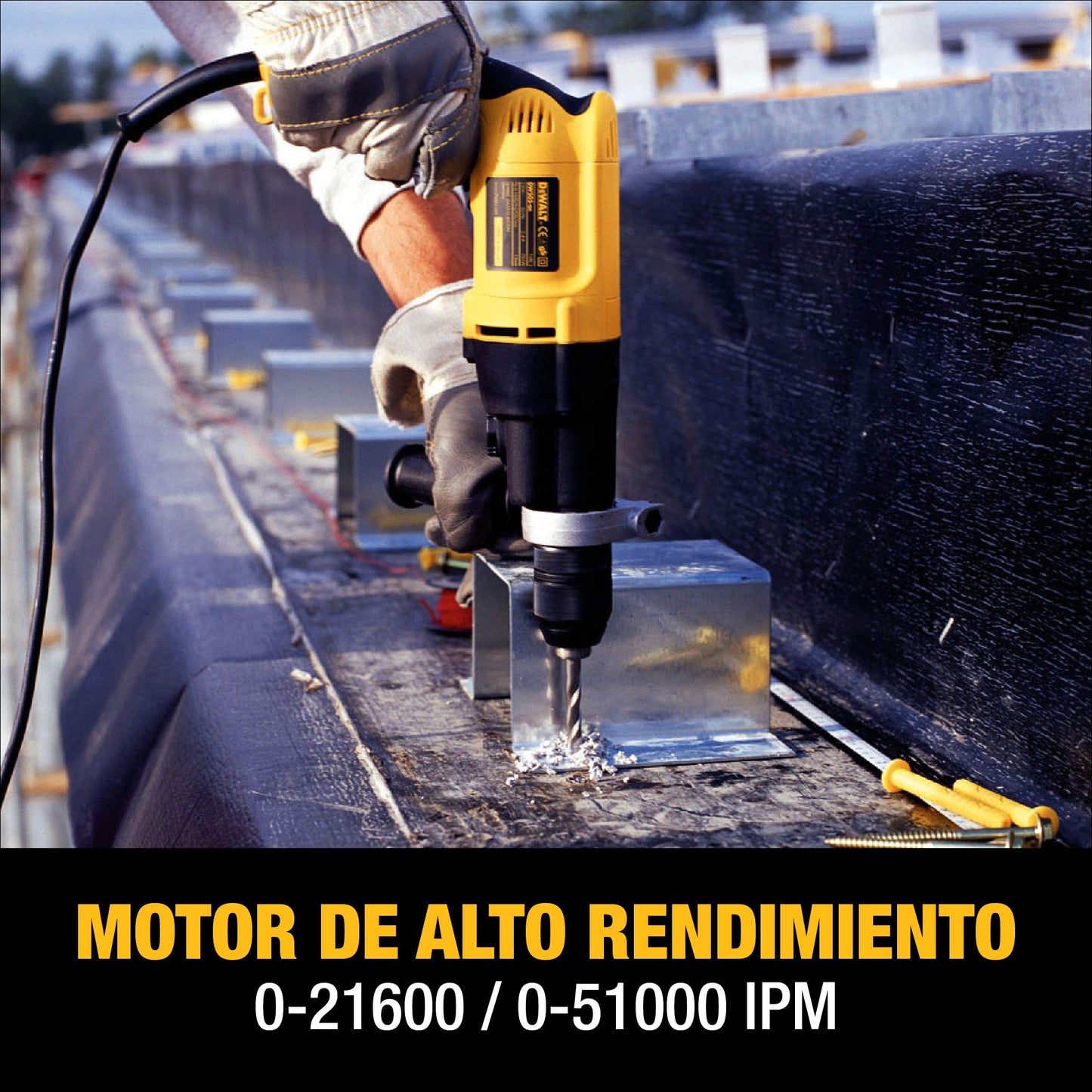 DEWALT Taladro Percutor 1/2 pulg 800W VVR DW505-B3