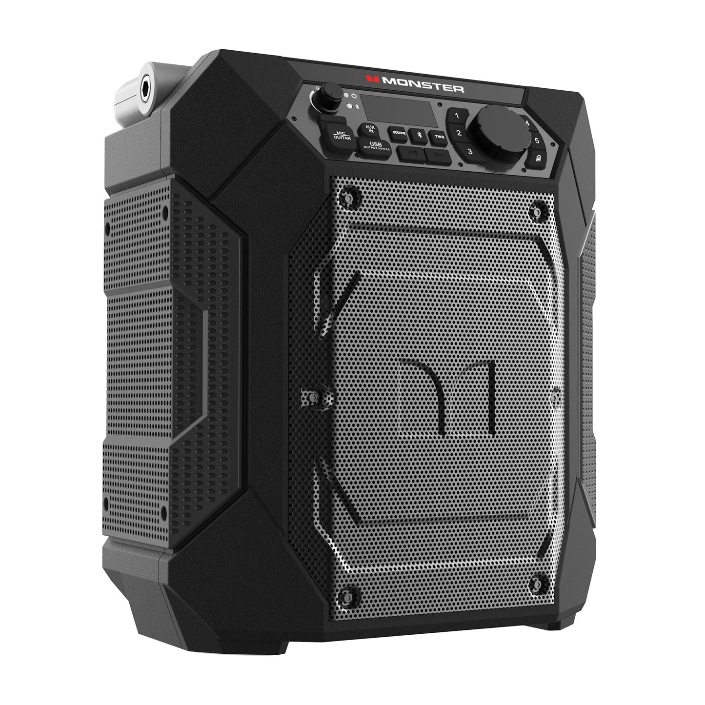 Monster Rocker 270 Sport | Altavoz inalámbrico portátil para interiores y exteriores, 60 vatios, hasta 24 horas de tiempo de reproducción, IPX4 resistente al agua, se conecta a otro altavoz TWS