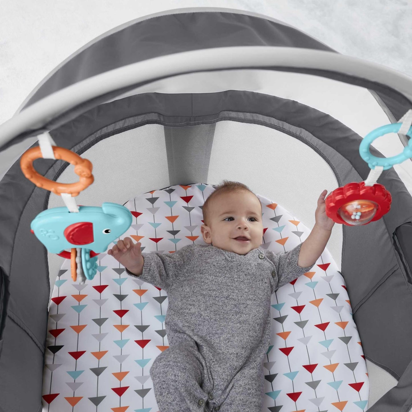 Fisher-Price - Domo para bebés portátil, múltiple