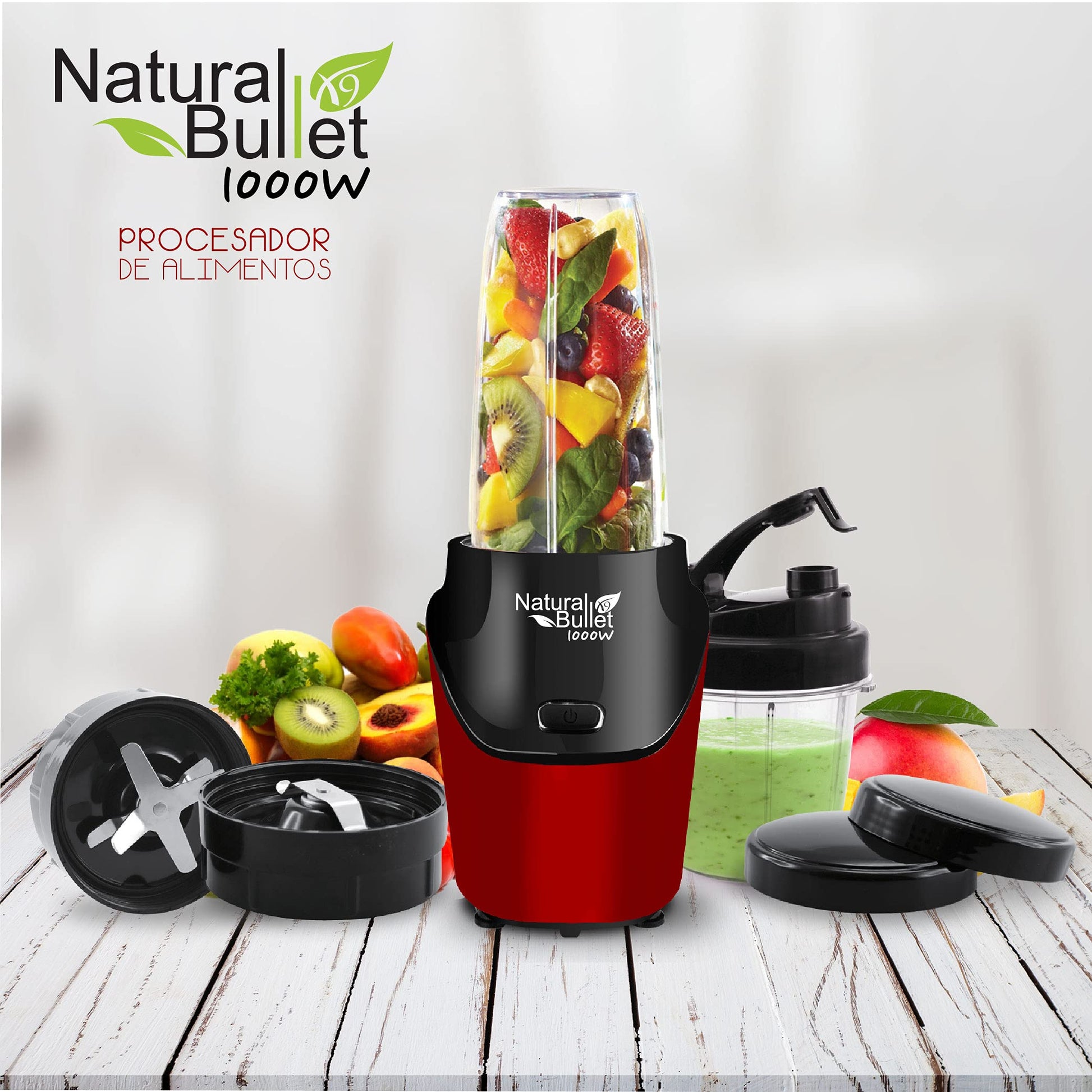 Licuadora Nutri Procesador Natural Bullet Extractor 1000W